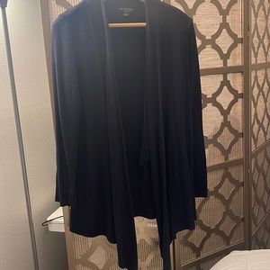 Barefoot Dreams Women’s Long Sleeve CozyChic Lite Island Wrap Black Size L/XL